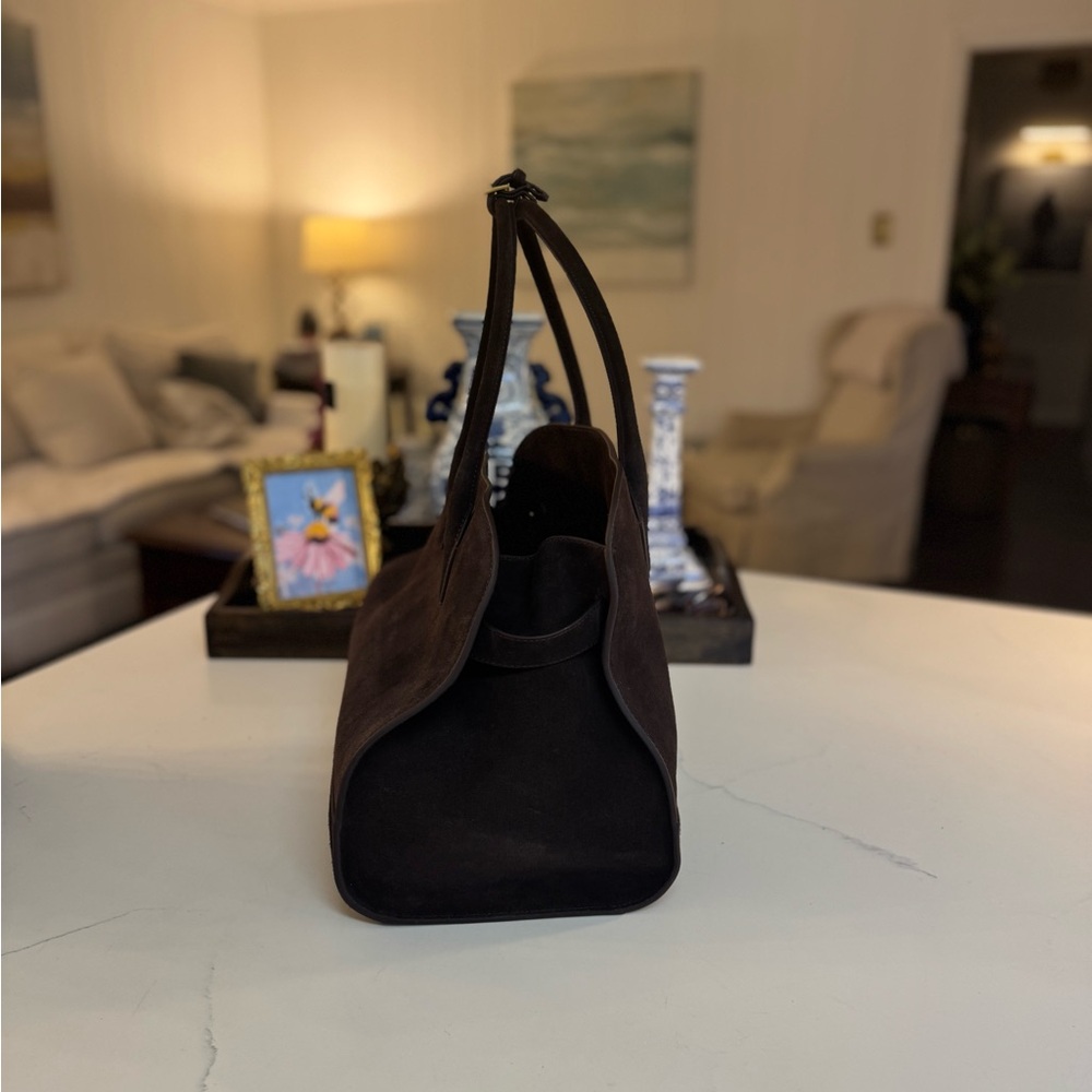 ๐ค MARGAUX STEVE MADDEN HEIDEE LEATHER BROWN SUEDE BAG! - Picture 8 of 14
